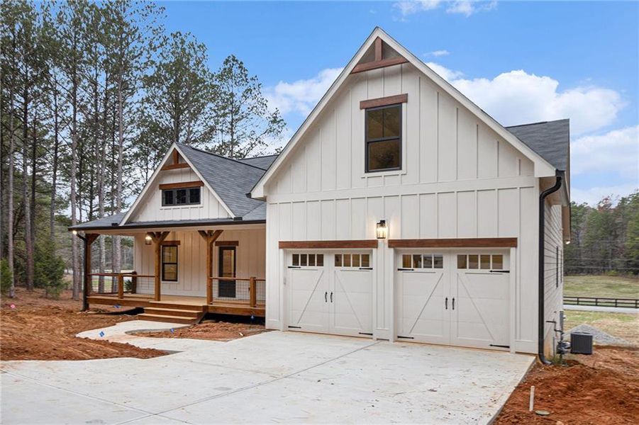 Front exterior of a new home in , Taylorsville, GA, highlighting curb appeal (Image 2). Front exterior of a new home in , Taylorsville, GA, highlighting curb appeal (Image 2).