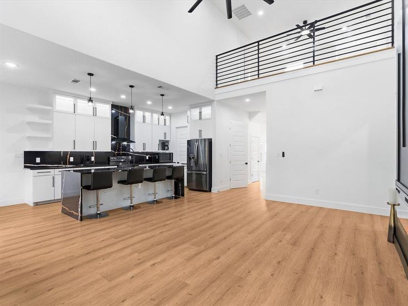 Furnished interior view inside a new home in , Dallas (Image 12).