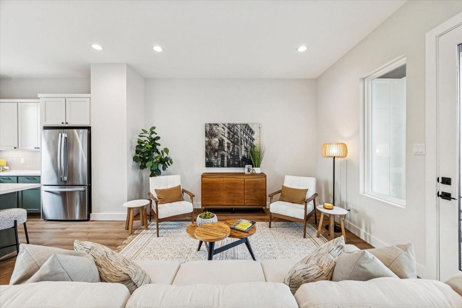 Additional view of the living room.