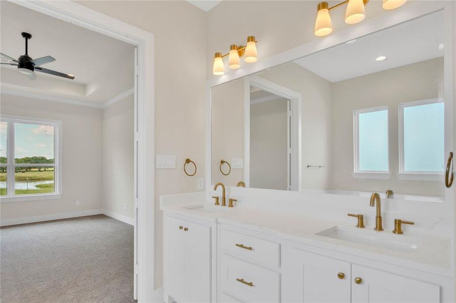 Furnished interior view inside a new home in , Springtown (Image 7).