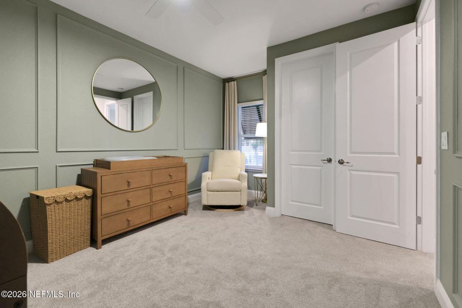 Furnished interior view inside a new home in , Jacksonville (Image 48).