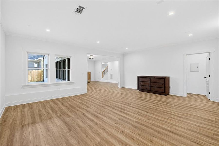 Spacious, unfurnished interior of a new home in , Marietta (Image 83).
