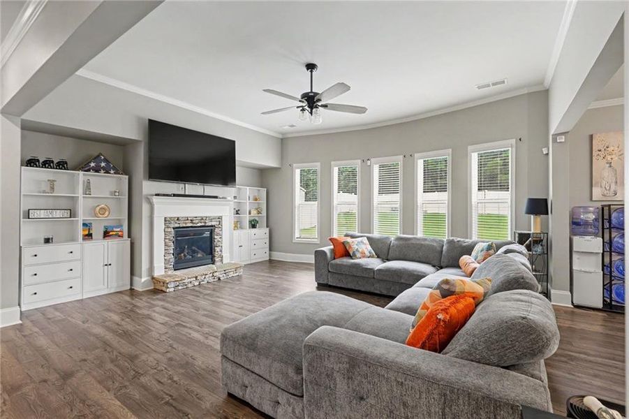 Furnished interior view inside a new home in , Douglasville (Image 10).