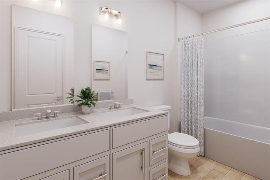 Representative furnished interior of a home built from the Heritage Bay by Ryan Homes in Lake Mattie Preserve, Auburndale (Image 11).