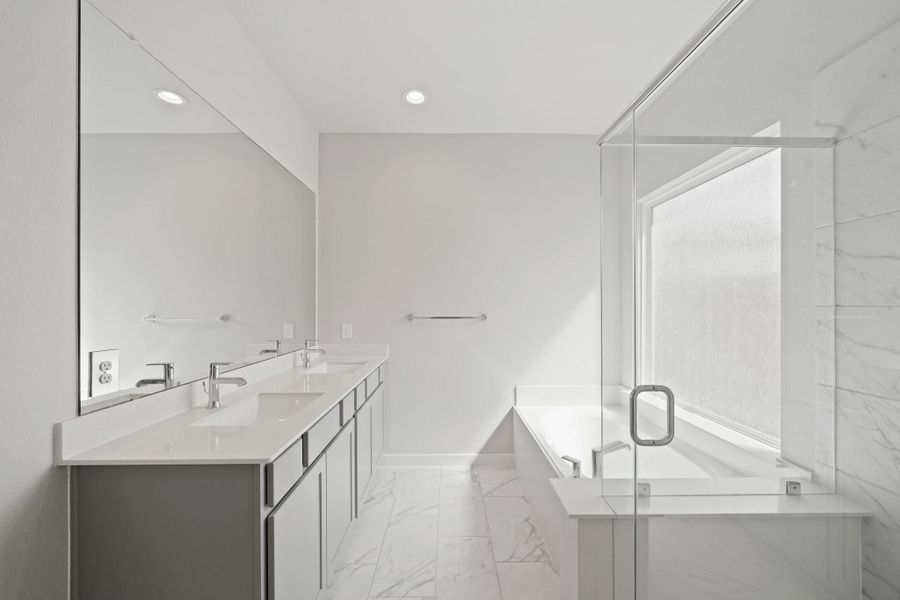 Furnished interior view inside a new home in Grand Oaks Village, Houston (Image 8). Furnished interior view inside a new home in Grand Oaks Village, Houston (Image 8).