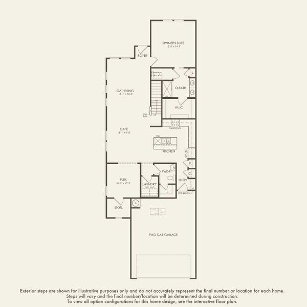 2D floor plan layout for the Canberra by Pulte Homes in Bradshaw Farms Reserve, Mount Juliet, TN (Image 3).