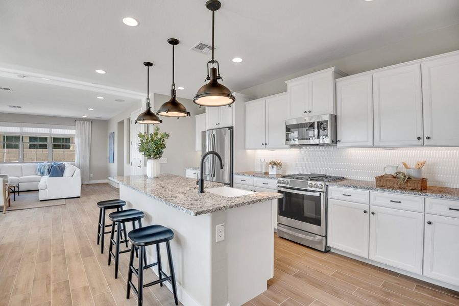 Furnished interior view inside a new home in Ironwood Villages at North Creek, Queen Creek (Image 31).