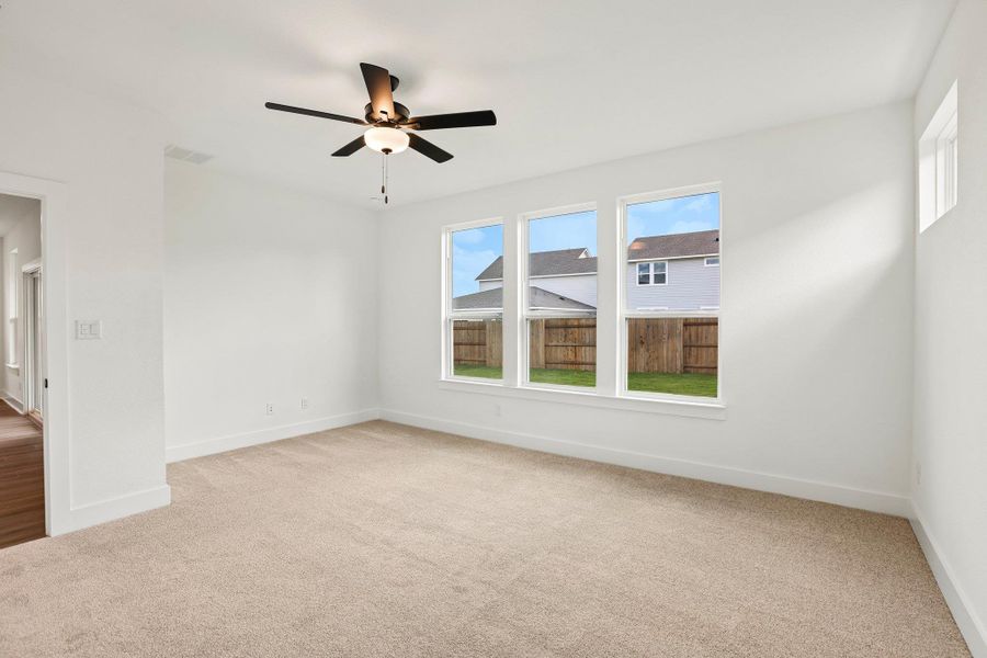 Spacious, unfurnished interior of a new home in Freedom at Anthem, Kyle (Image 20). Spacious, unfurnished interior of a new home in Freedom at Anthem, Kyle (Image 20).
