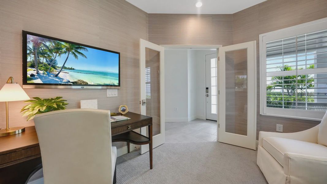 Representative furnished interior of a home built from the Dream 2 by Neal Communities in SkySail, Naples (Image 23).