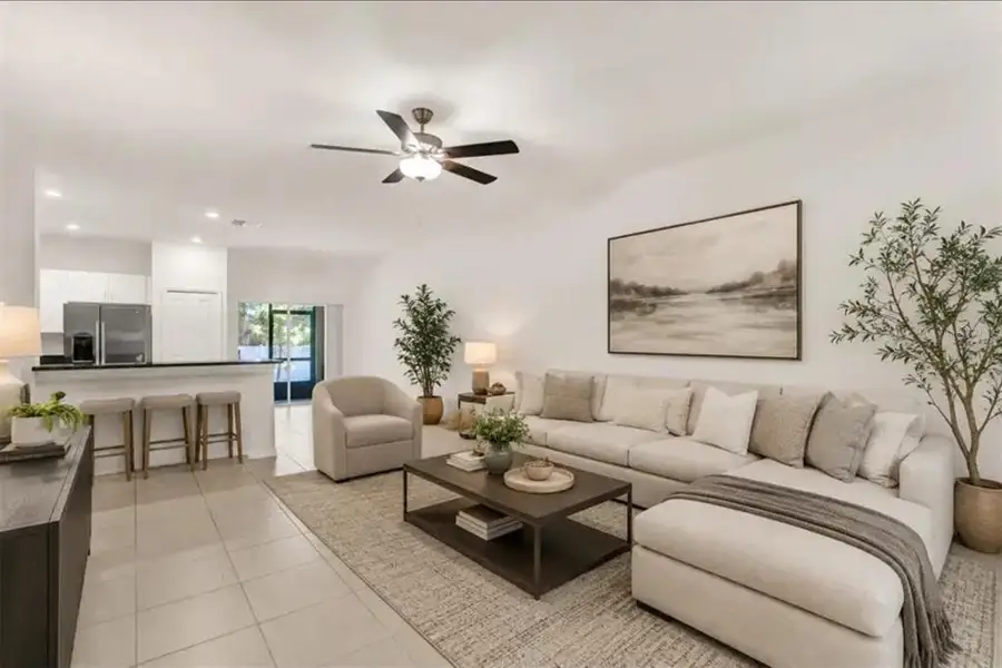 Furnished interior view inside a new home in , Land O' Lakes (Image 5). Furnished interior view inside a new home in , Land O' Lakes (Image 5).