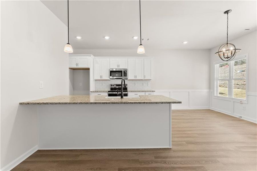 Furnished interior view inside a new home in , Lula (Image 15).