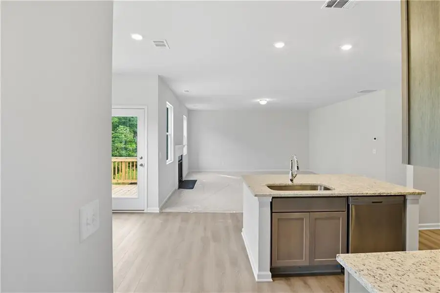 Furnished interior view inside a new home in The Reserve at Willow Oaks, Canton (Image 3). Furnished interior view inside a new home in The Reserve at Willow Oaks, Canton (Image 3).
