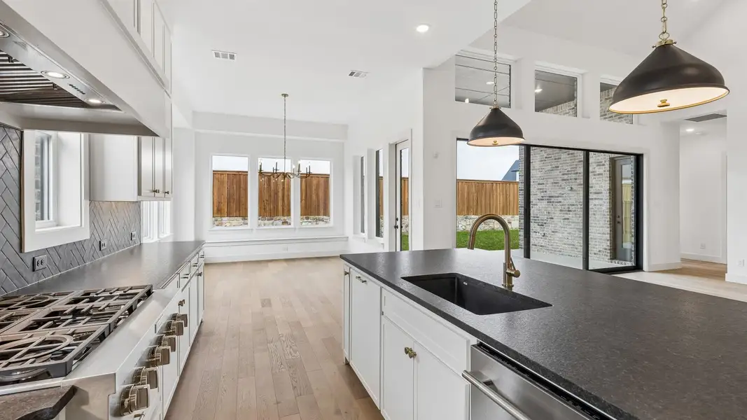Representative furnished interior of a home built from the Colton by Southgate Homes in The Reserve at Watters, Allen (Image 8).