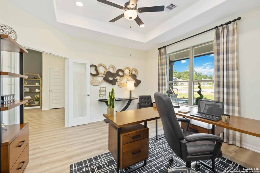 Furnished interior view inside a new home in Bonita Vista, Pleasanton (Image 24). Furnished interior view inside a new home in Bonita Vista, Pleasanton (Image 24).