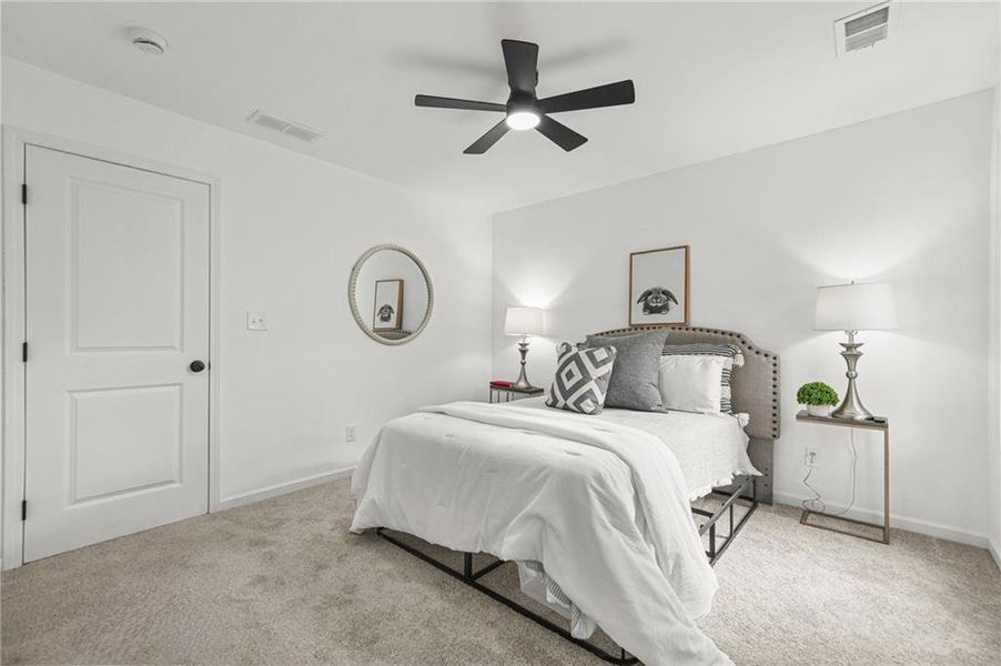 Furnished interior view inside a new home in , Gainesville (Image 36).