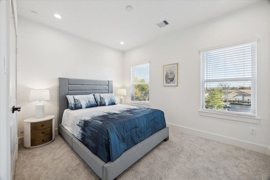 Furnished interior view inside a new home in , Houston (Image 17).