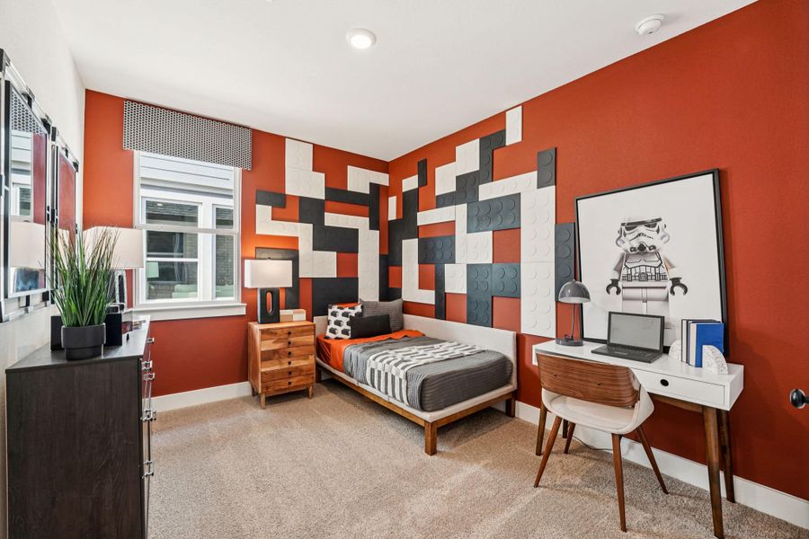 Representative furnished interior of a home built from the Brooks – 50′ Lot by Chesmar Homes in Lakes of Cane Island, Katy (Image 14).