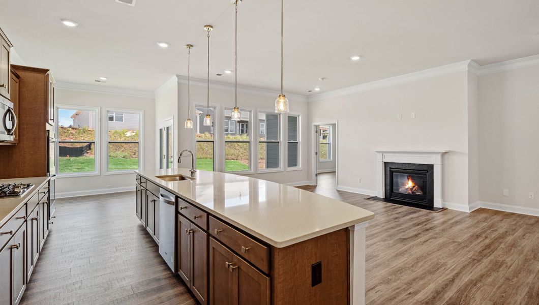 Furnished interior view inside a new home in The Villas at Pine Valley, Boiling Springs (Image 9).