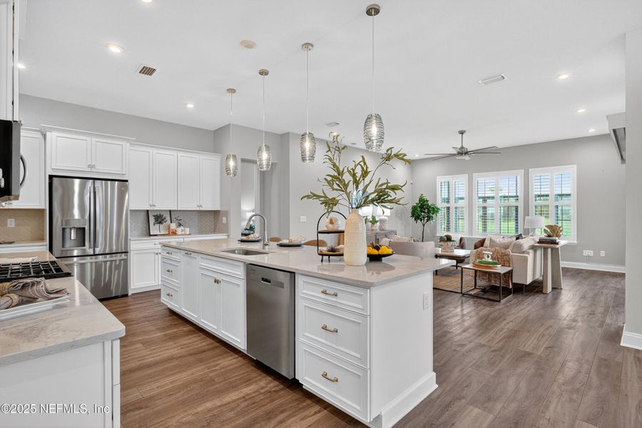 Furnished interior view inside a new home in , St. Johns (Image 23). Furnished interior view inside a new home in , St. Johns (Image 23).