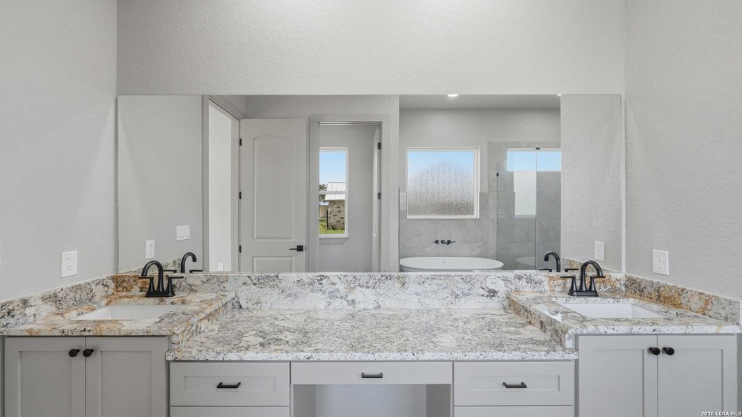 Furnished interior view inside a new home in , Adkins (Image 7).