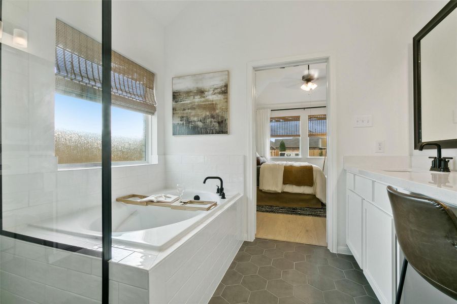 Serene primary bath (*Photo not of actual home and used for illustration purposes only.) Serene primary bath (*Photo not of actual home and used for illustration purposes only.)