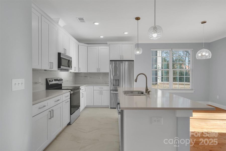 Furnished interior view inside a new home in , Charlotte (Image 13).