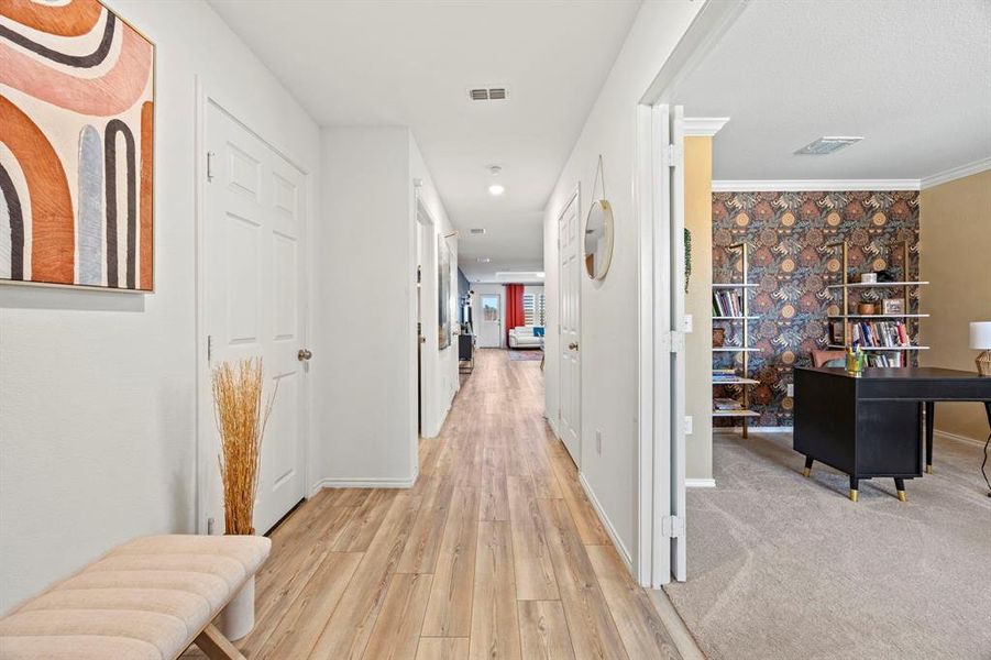 Furnished interior view inside a new home in , Denton (Image 10).