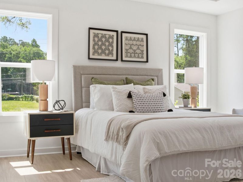 Furnished interior view inside a new home in , Charlotte (Image 30).