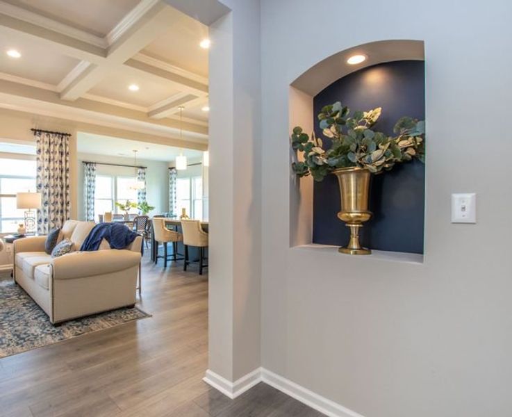 Representative furnished interior of a home built from the Brodrick by True Homes in Heritage Hall, Statesville (Image 15).
