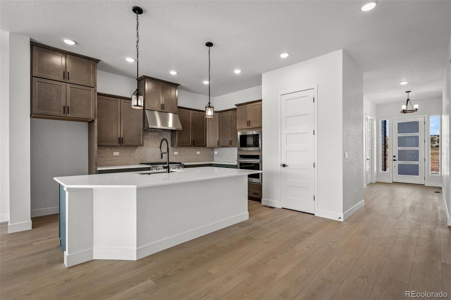 Furnished interior view inside a new home in Cloverleaf – Mountainview Collection, Monument (Image 6).