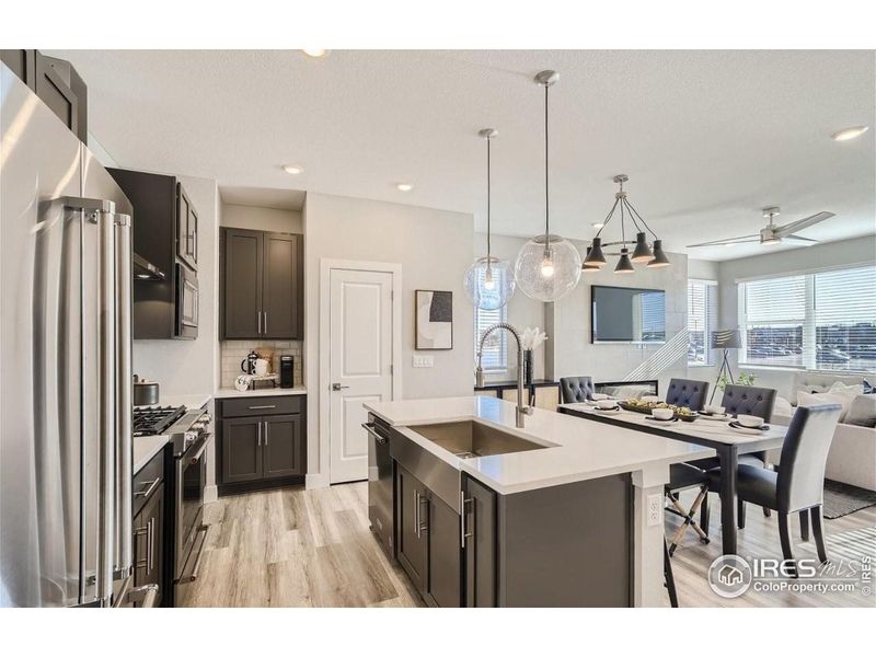 Furnished interior view inside a new home in , Aurora (Image 18). Furnished interior view inside a new home in , Aurora (Image 18).