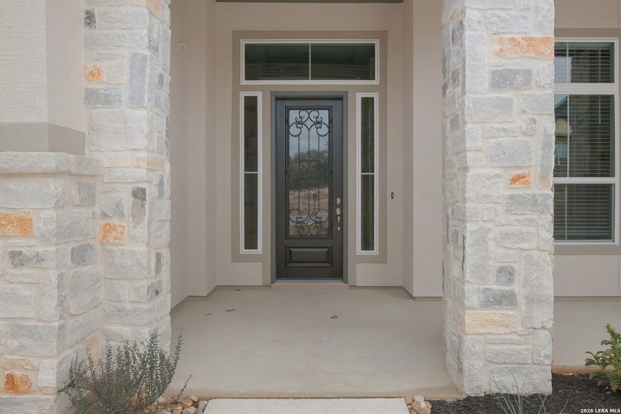 Exterior details and patio area of a home in , Castroville (Image 2). Exterior details and patio area of a home in , Castroville (Image 2).