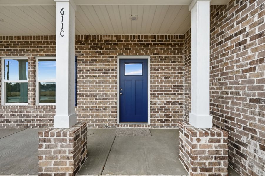 Exterior details and patio area of a home in Southern Charm, Crestview (Image 4).
