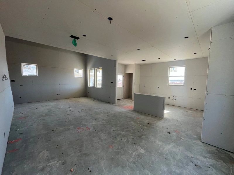 In-progress construction of a new home in Lariat, Liberty Hill, TX (Image 9).