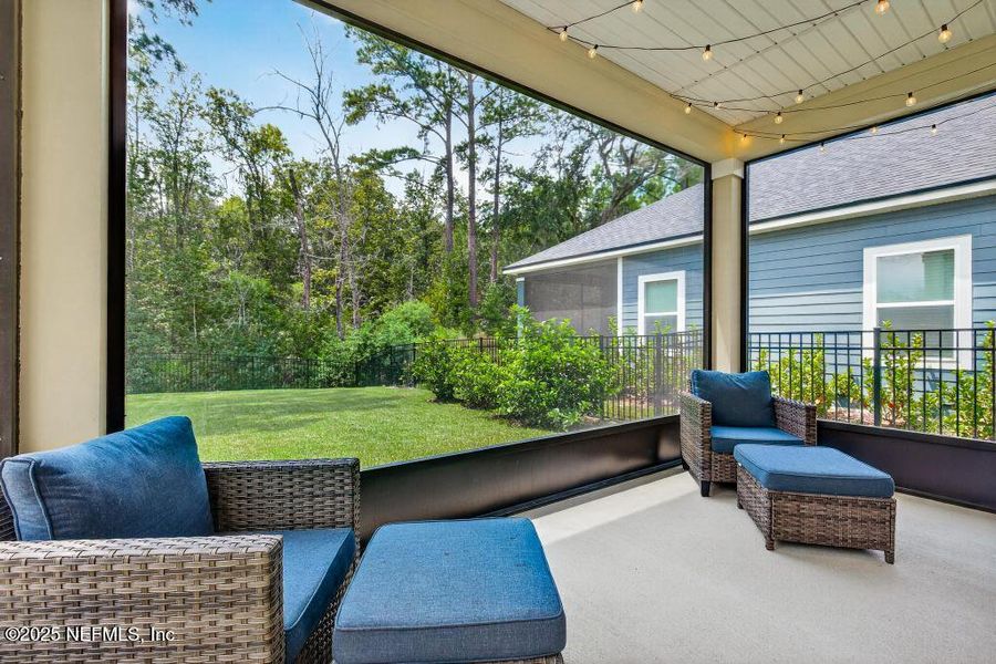 Furnished interior view inside a new home in Tributary, Yulee (Image 29).