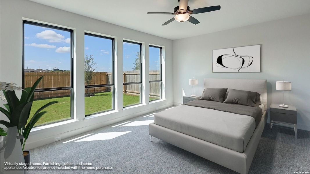 Furnished interior view inside a new home in Haby Hill, San Antonio (Image 6).