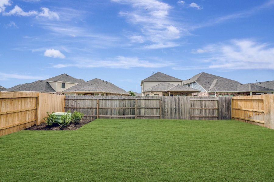 Exterior details and patio area of a home in Marvida, Cypress (Image 3).