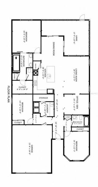 2D floor plan layout of this home in , Parrish, FL (Image 5).