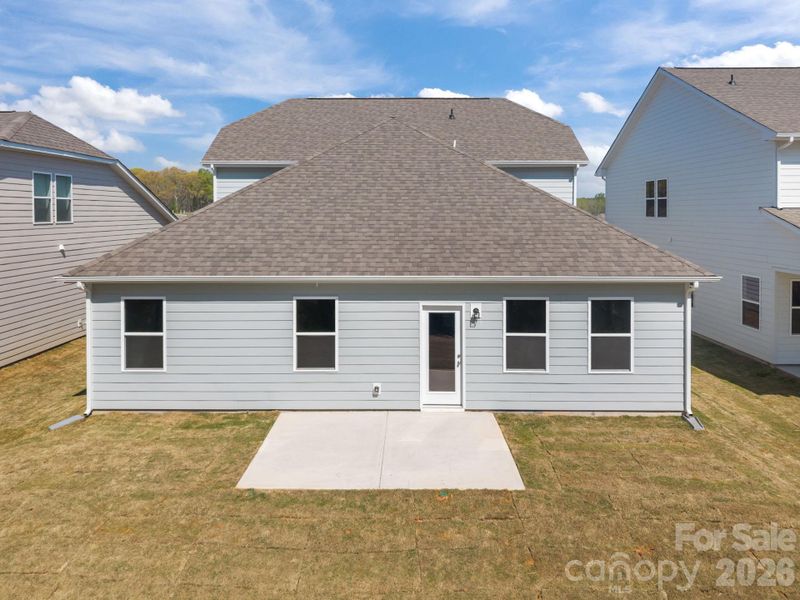 Exterior details and patio area of a home in McFarland Estates, York (Image 22).