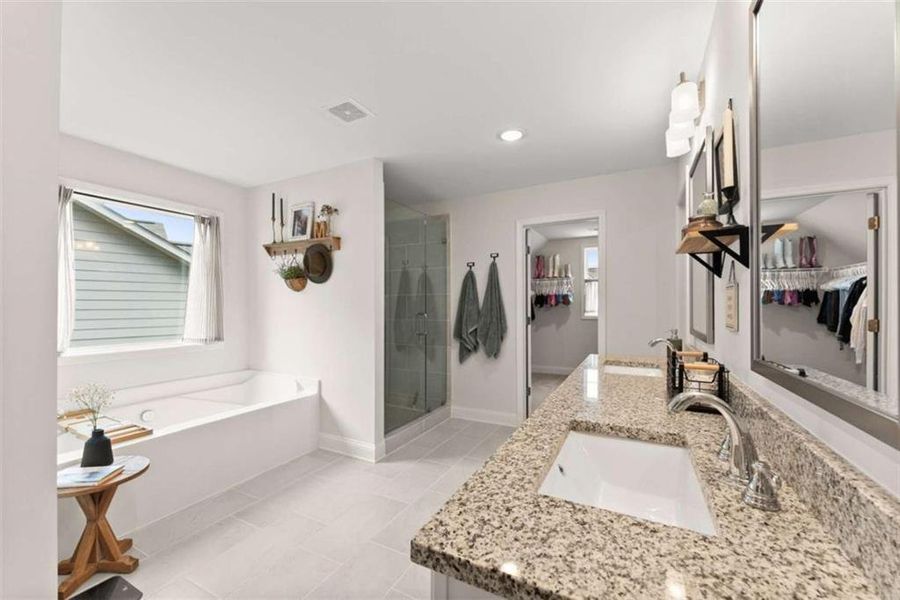 Furnished interior view inside a new home in , Dawsonville (Image 15).