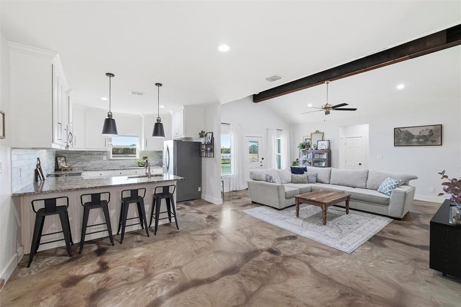 Furnished interior view inside a new home in , Weatherford (Image 6). Furnished interior view inside a new home in , Weatherford (Image 6).