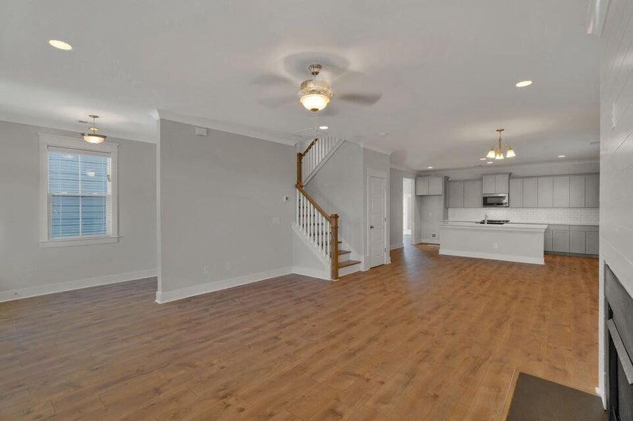 Spacious, unfurnished interior of a new home in Sweetgrass Station, Summerville (Image 23).