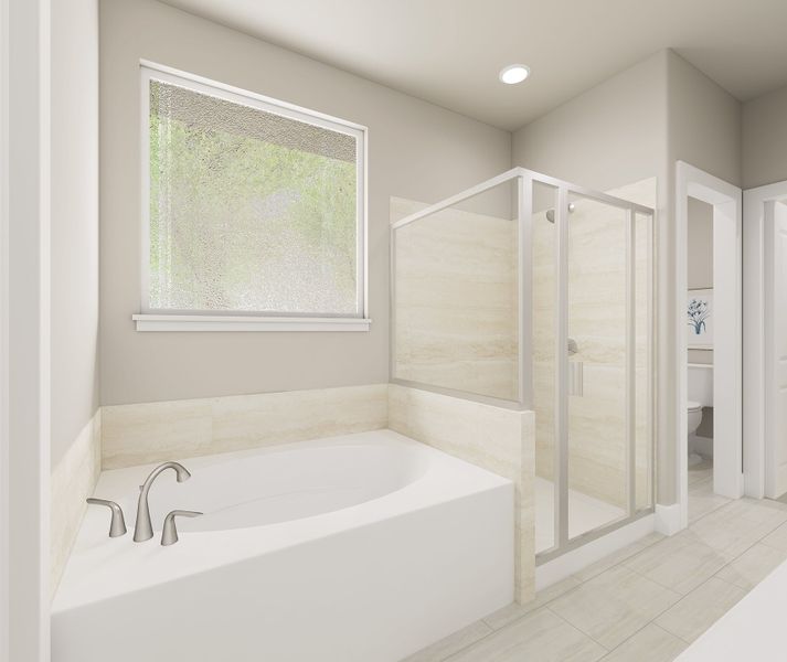 Furnished interior view inside a new home in Painted Tree, McKinney (Image 9).