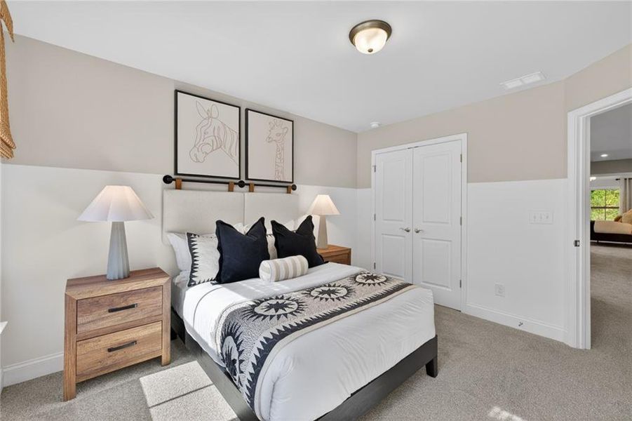 Furnished interior view inside a new home in Ansley Towns, Cumming (Image 32).
