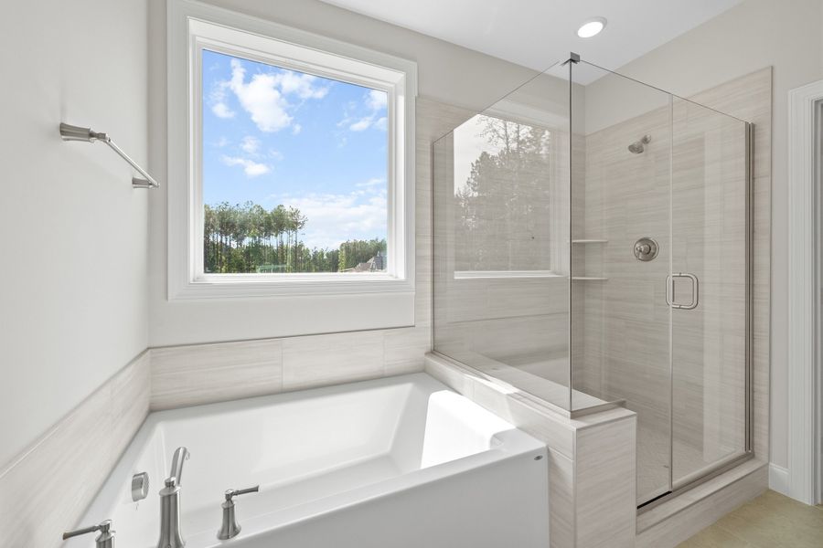Representative furnished interior of a home built from the The Chandler by RobuckHomes in Baylee Ridge, Selma (Image 118).