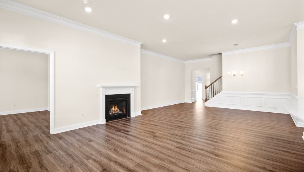 Spacious, unfurnished interior of a new home in Adams Glen, Greenville (Image 15). Spacious, unfurnished interior of a new home in Adams Glen, Greenville (Image 15).