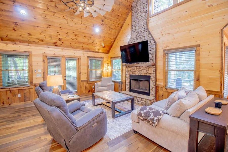 Furnished interior view inside a new home in , Blue Ridge (Image 18).