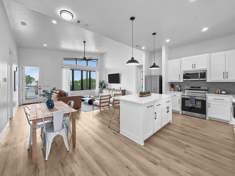 Furnished interior view inside a new home in , Graford (Image 9). Furnished interior view inside a new home in , Graford (Image 9).