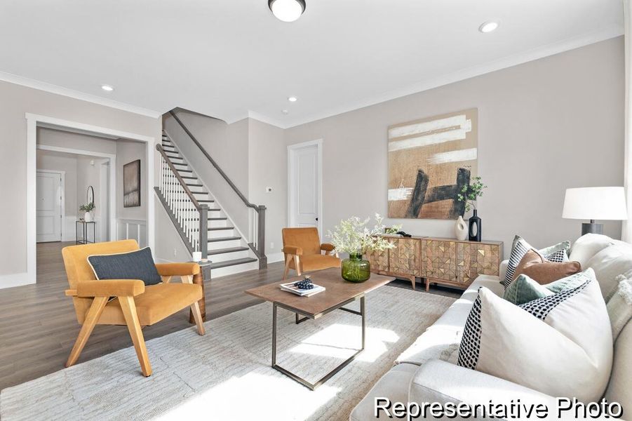 Furnished interior view inside a new home in , Ridgeville (Image 23).