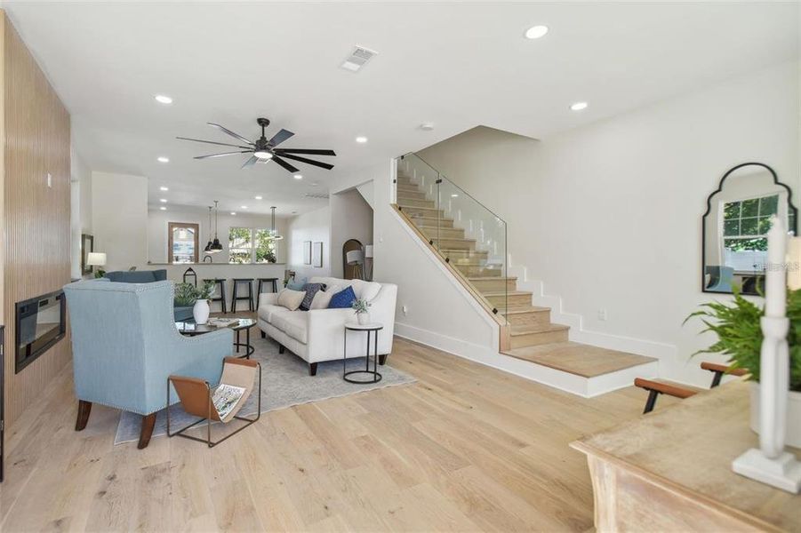 Furnished interior view inside a new home in , Tampa (Image 31).